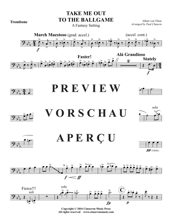 Produktgalerie: Seite 17 von 21 Take Me Out to the Ballgame , , (Blechbläserquintett)