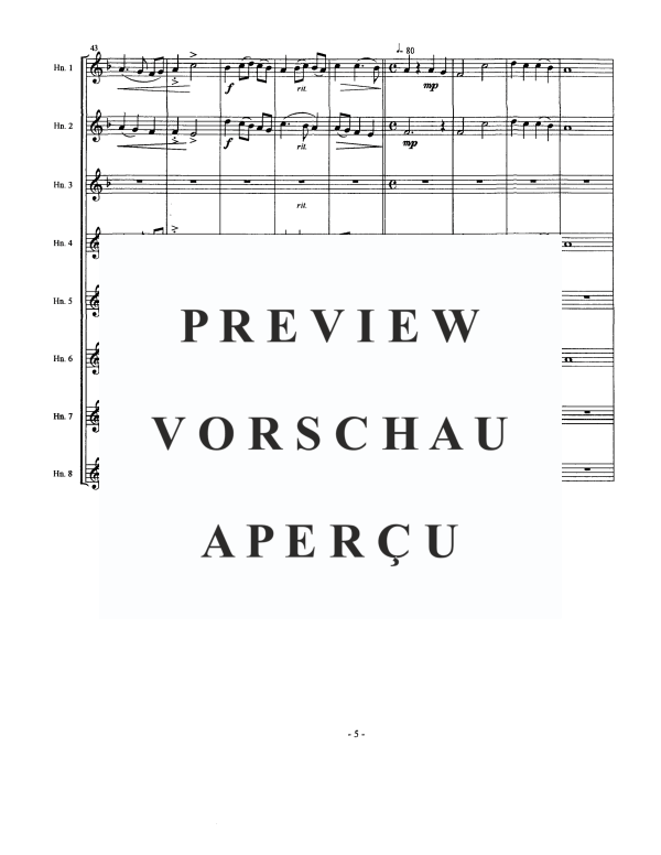 Produktgalerie: Seite 7 von 11 A Solemn Sequence - Dona Nobis Pacem, , Horn Oktett