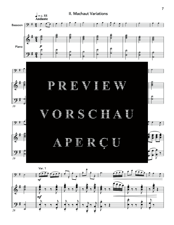 Produktgalerie: Seite 11 von 11 Modern Suite of Ancient Tunes, , (Fagott und Klavier)