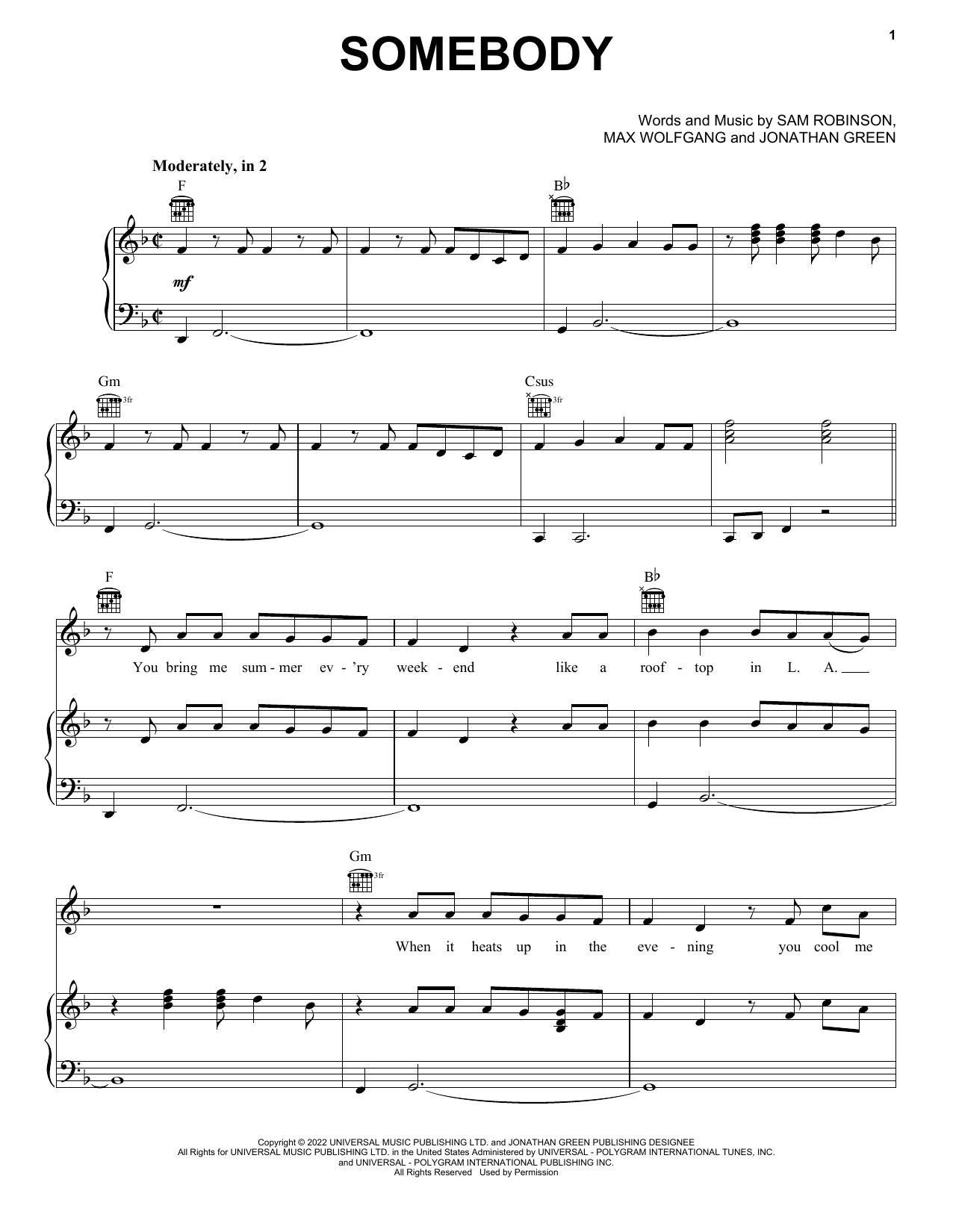 Produktbild zu: Somebody