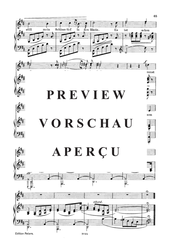 Product gallery: Page 5 of 5 Waldesgespräch Op.39 No.3, , Low Voice and Piano