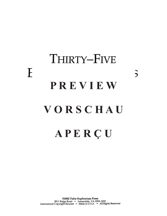 gallery: Thirty-five Elementary Etudes , , (Tuba Solo)