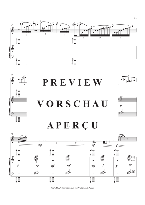 Product gallery: Page 12 of 21 Sonata no. III for violin and piano , , (violin + piano)