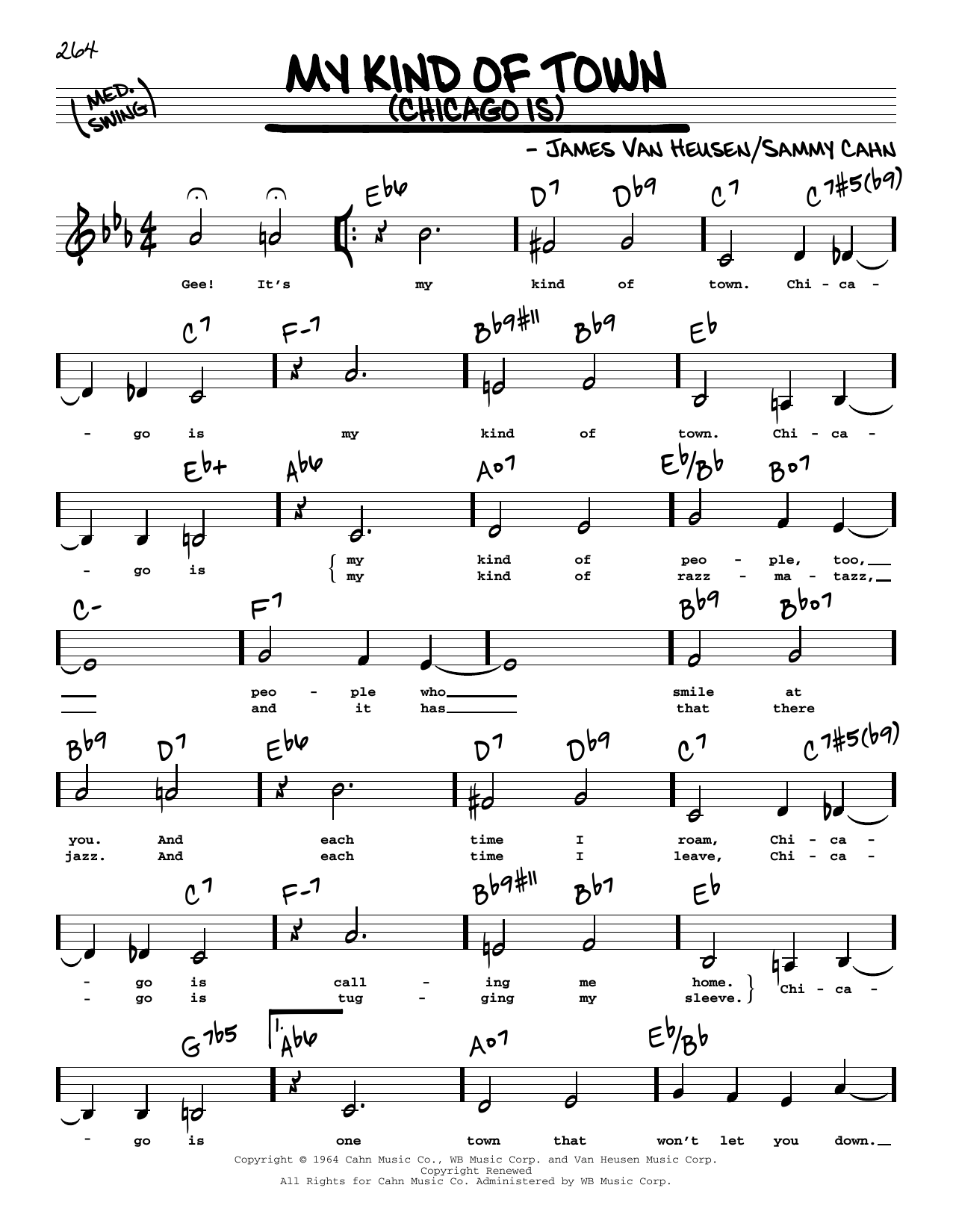 Produktbild zu: My Kind Of Town (Chicago Is) (Low Voice)