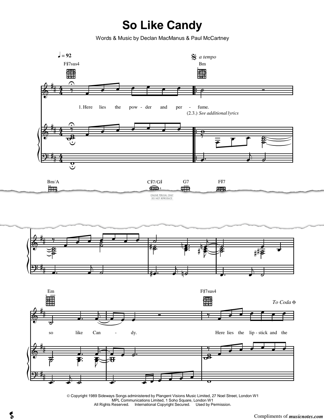 gallery: So Like Candy, Elvis Costello