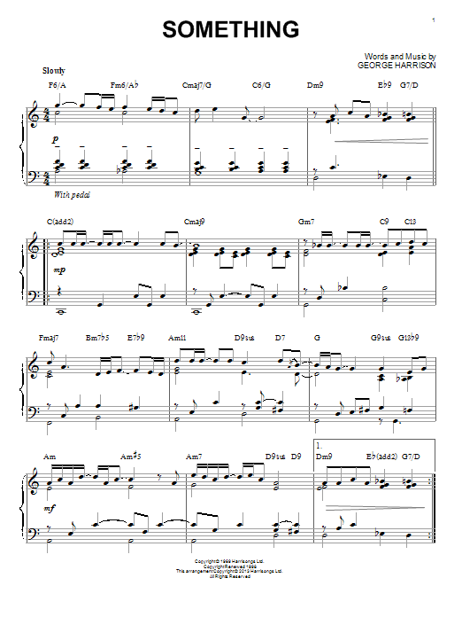 Product picture to: Something [Jazz version] (arr. Brent Edstrom)