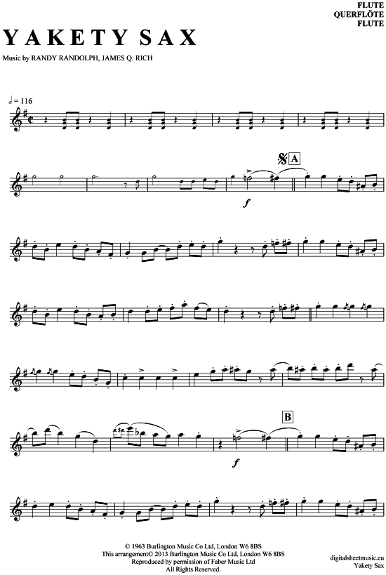 Product gallery: Page 1 of 4 Yakety Sax , Randolph, Boots, (transverse flute)