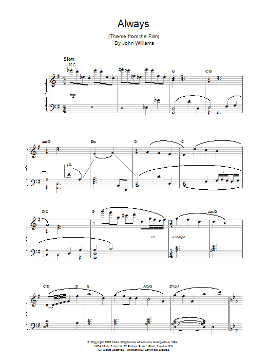 Product gallery: Page 1 of 1 Always, John Williams
