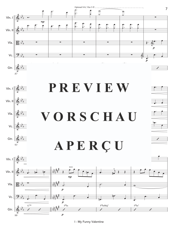 Product gallery: Page 11 of 11 String Quartet #1, , (string quartet and jazz guitar)