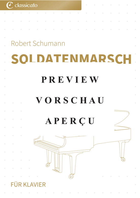 Product gallery: Page 2 of 4 Soldatenmarsch - Nr. 2 aus Album für die Jugend op. 68 , , Piano Solo