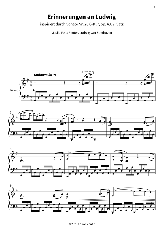 gallery: Erinnerungen an Ludwig, , Klavier Solo