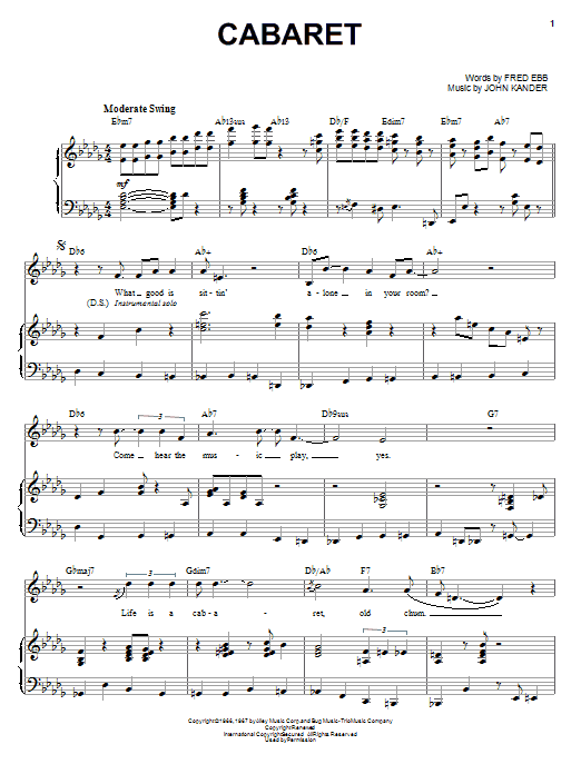 Produktbild zu: Cabaret