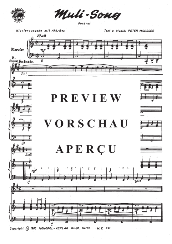 Produktgalerie: Seite 4 von 4 Muli-Song, Robic, 	Ivo, Klavier und Gesang