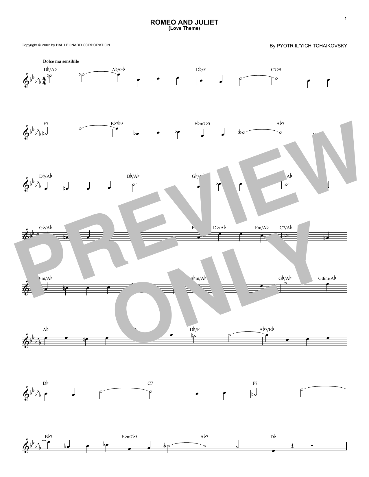 Produktbild zu: Romeo And Juliet (Love Theme)