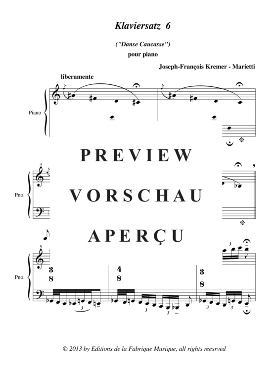 Product gallery: Page 3 of 6 Klaviersatz 6 , , Piano Solo