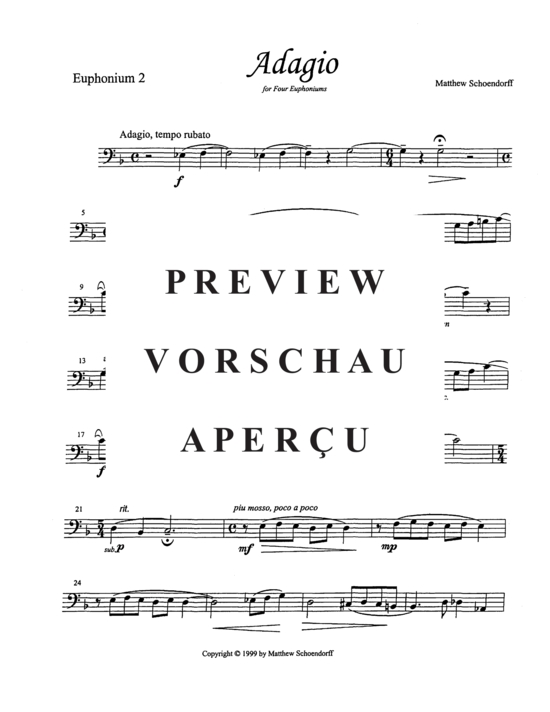 Product gallery: Page 17 of 21 Adagio , , (Euphonium/Tuba Quartet)