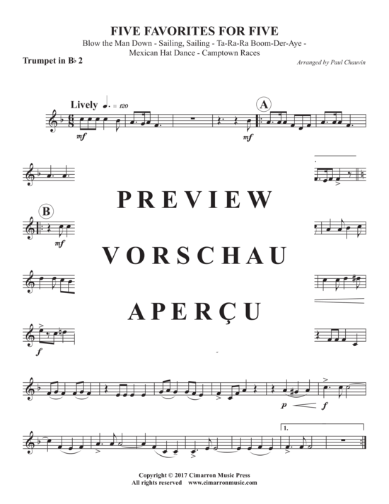 Produktgalerie: Seite 10 von 17 Five Favorites for Five , , (Blechbläserquintett)