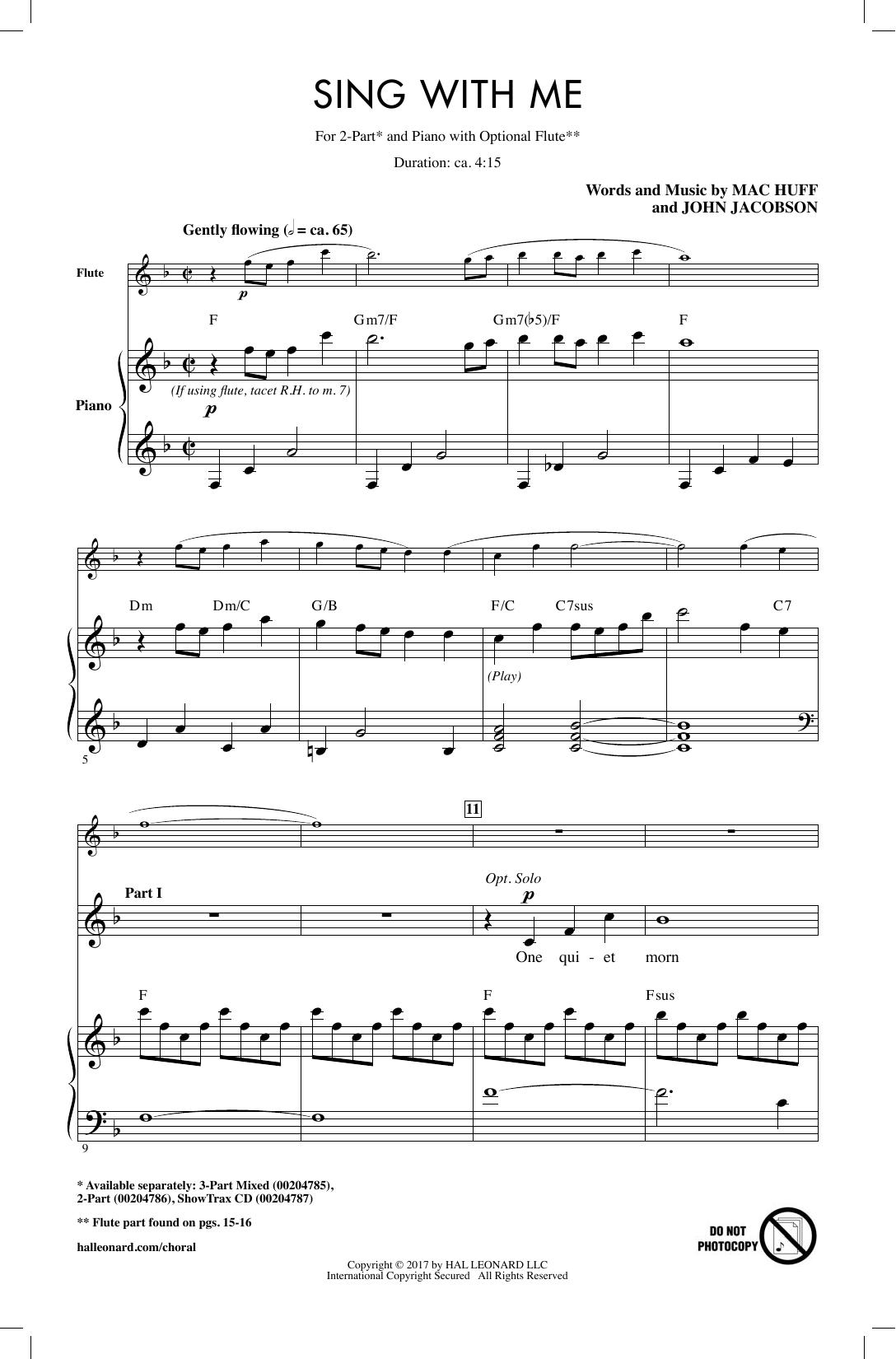 Produktbild zu: Sing With Me