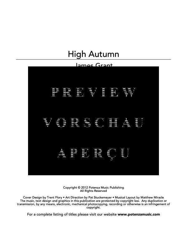 Product gallery: Page 3 of 11 High Autumn, , (tuba and piano)