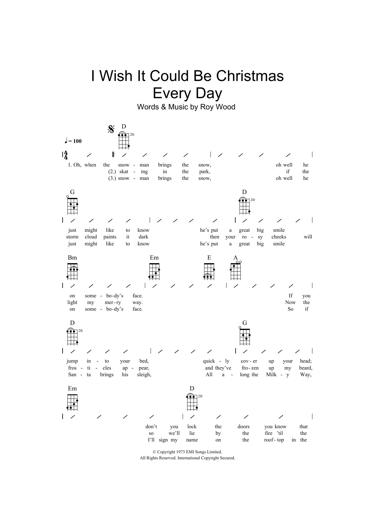 Product gallery: Page 1 of 1 I Wish It Could Be Christmas Every Day, Traditional