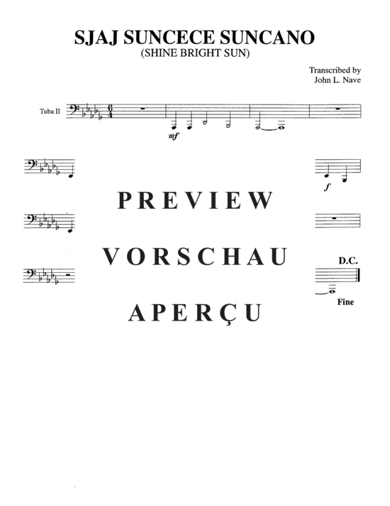 Product gallery: Page 11 of 11 Sjaj Suncese Suncano (Tuba Quintett EEE(T) , , TT)