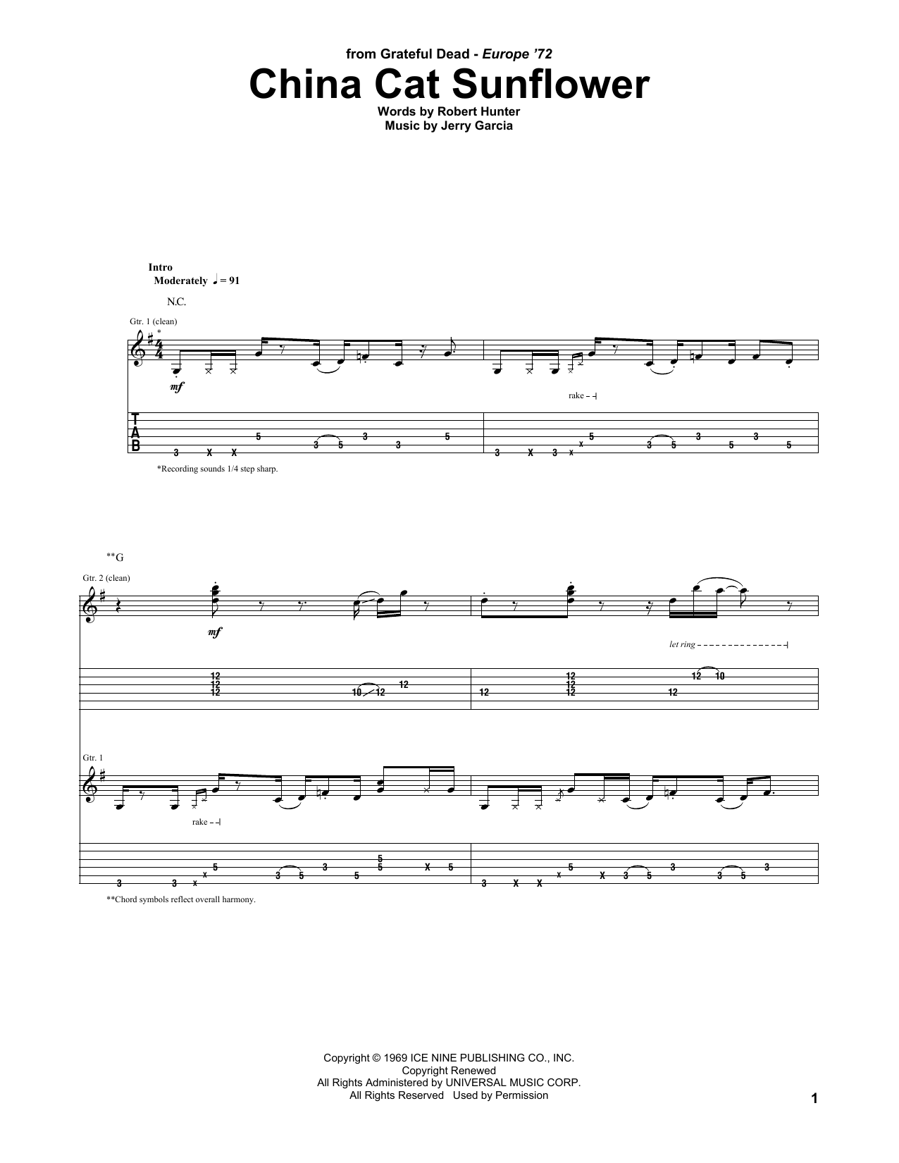 Product gallery: Page 1 of 1 China Cat Sunflower, Grateful Dead