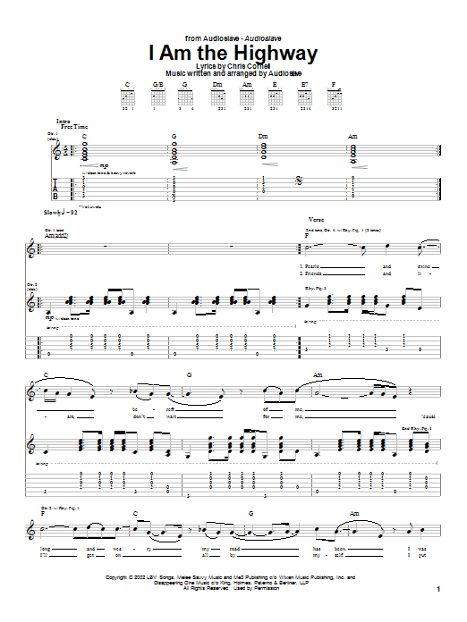 Product gallery: Page 1 of 1 I Am The Highway, Audioslave