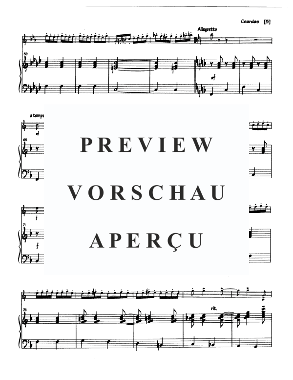Product gallery: Page 8 of 11 Czardas, , Horn In F and Piano