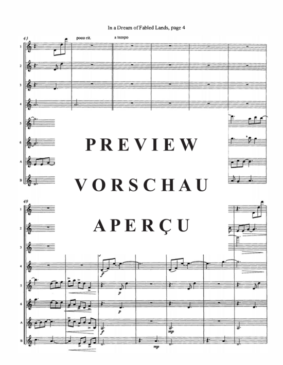 Product gallery: Page 7 of 21 In A Dream of Fabled Lands , , (6 C flutes, alto flute and bass flute)