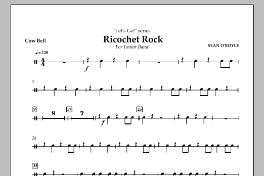 Produktbild zu:  Ricochet Rock - Cowbell - 