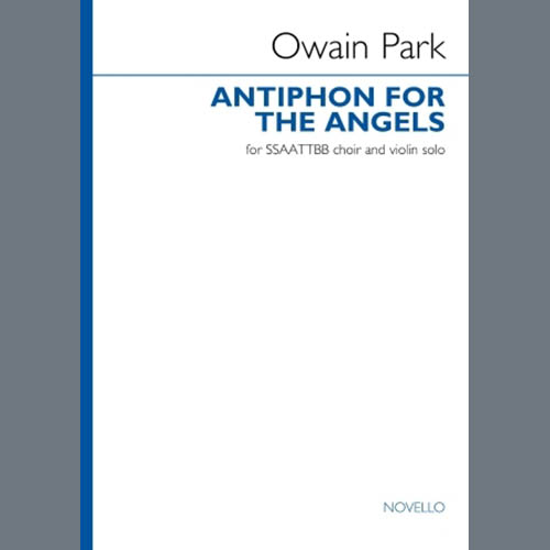 cover: Antiphon For The Angels (Vocal score), Owain Park