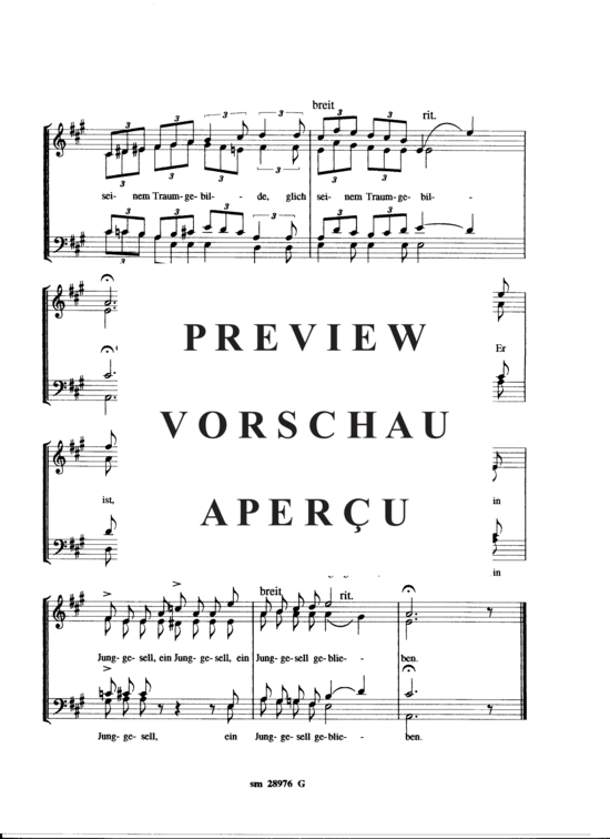 Product gallery: Page 4 of 4 Ein Junggesell , , (mixed choir)