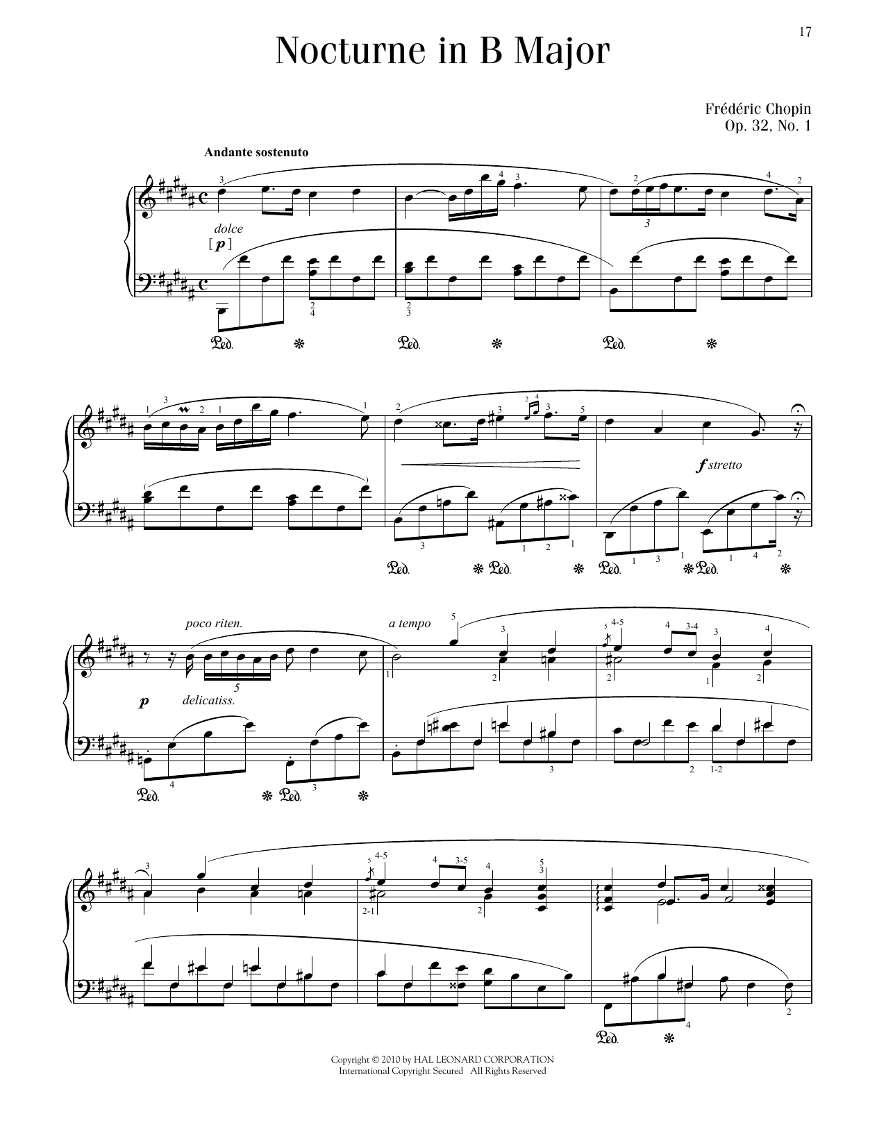 Product picture to: Nocturne, Op. 32, No. 1