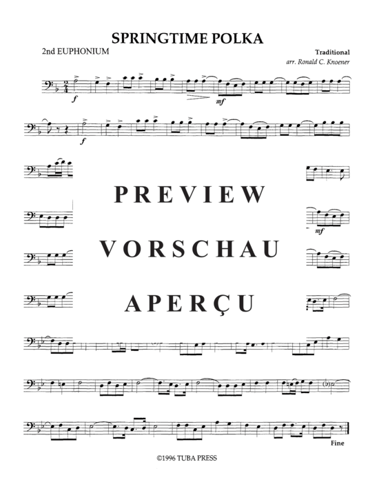 Product gallery: Page 8 of 10 Springtime Polka , , (Tuba Quartett EETT)