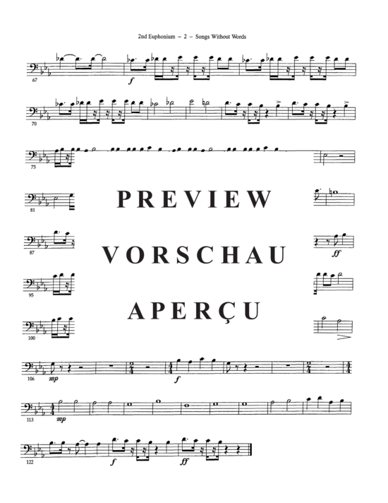 Product gallery: Page 16 of 21 Song Without Words , , (Tuba Quartett EETT)