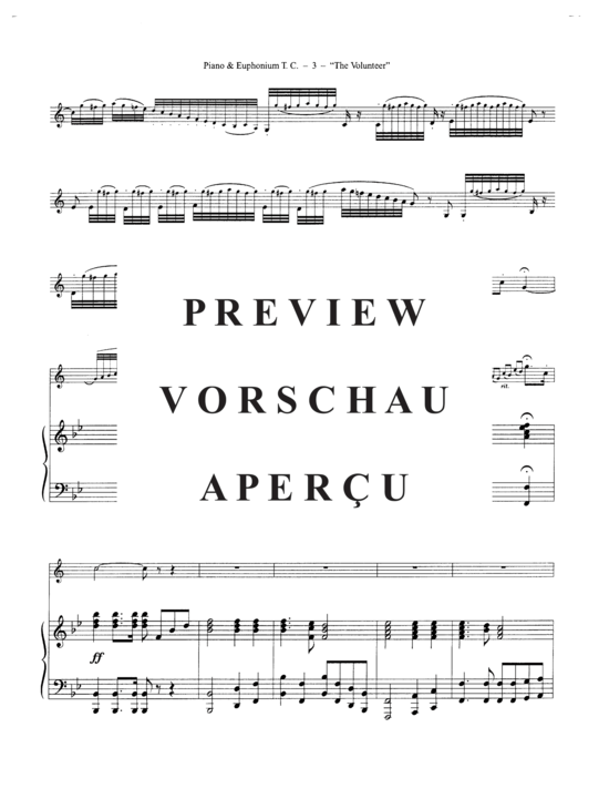 Product gallery: Page 7 of 21 The Volunteer , , (euphonium/cornet in Bb + piano)
