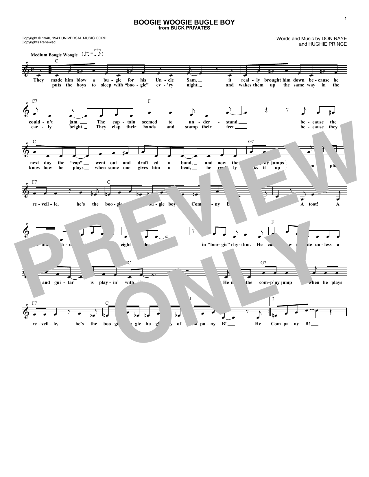Produktbild zu: Boogie Woogie Bugle Boy