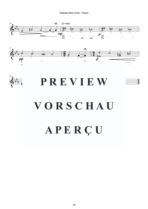 Produktgalerie: Seite 11 von 11 Dominus Deus Vester - Sacred Motet, , Gemischter Chor