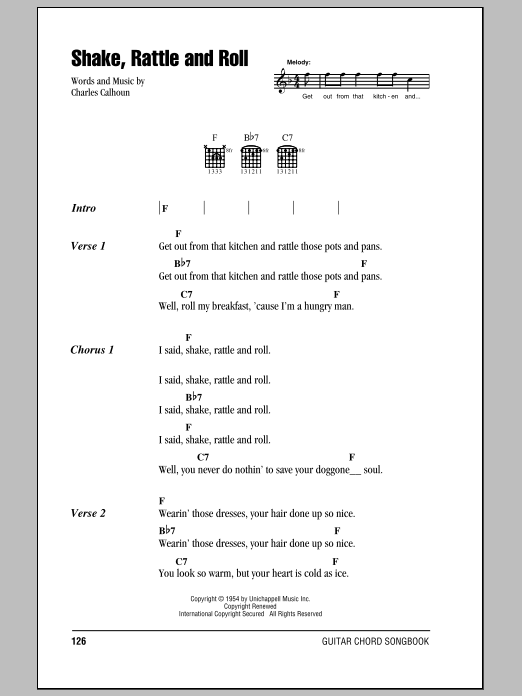 Produktgalerie: Seite 1 von 1 Shake, Rattle And Roll, Bill Haley, Gitarre