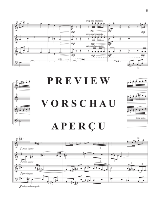 Produktgalerie: Seite 10 von 21 Prelude and Intrada , , (Flöte, Oboe, Klarinette und Fagott)