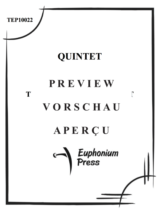 Produktgalerie: Seite 2 von 21 Quintet , , (Quintett für Streicherquartett + Tuba Solo)