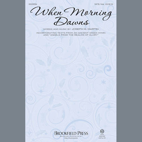 cover: When Morning Dawns, Joseph M. Martin, Chor