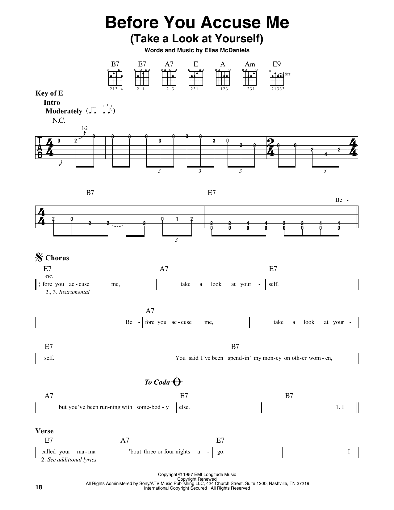 Produktbild zu: Before You Accuse Me (Take A Look At Yourself)