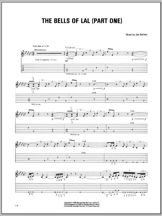 Produktgalerie: Seite 1 von 1 Bells Of Lal (Part One), Joe Satriani, Gitarre