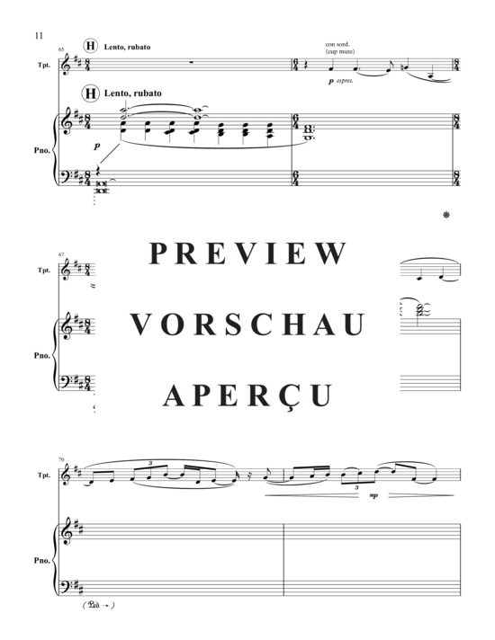 Produktgalerie: Seite 14 von 21 Rhapsody , , (Trompete und Klavier)