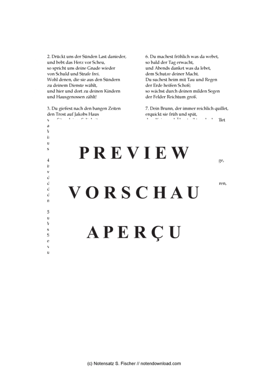 Produktgalerie: Seite 3 von 3 Man betet, Herr, in Zions Stille , , (Gemischter Chor)