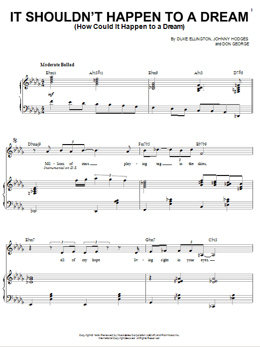 Produktbild zu: It Shouldn't Happen To A Dream (How Could It Happen To A Dream)