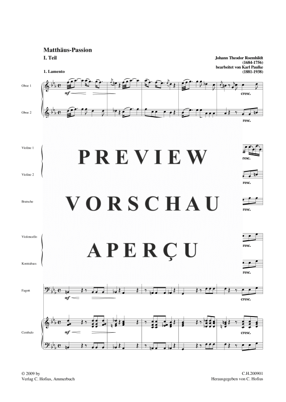 gallery: Matthäus-Passion, , (Gemischter Chor Soli und Orchester - Klavierauszug)
