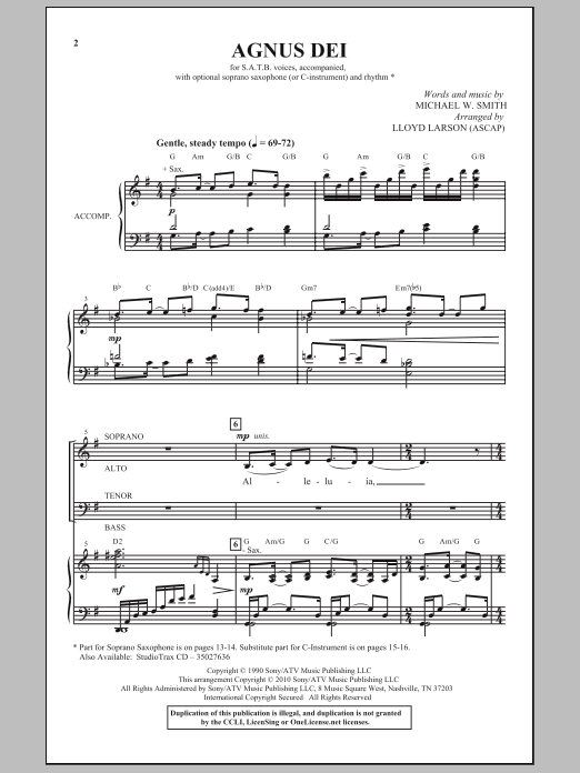 Produktbild zu: Agnus Dei