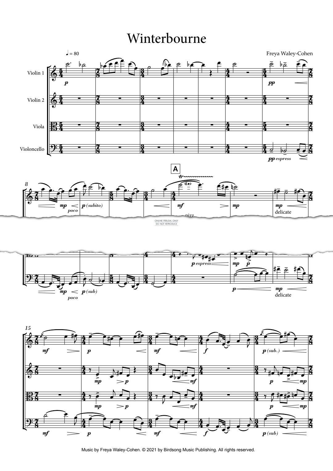 Produktgalerie: Seite 1 von 1 Winterbourne, Freya Waley-Cohen, Viola, Violine, Violoncello